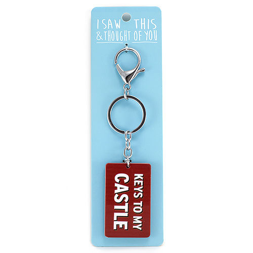 Breloc cu mesaj - Keys to my Castle