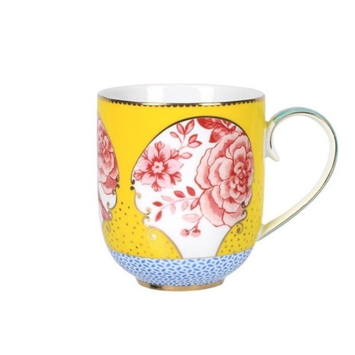 Cană din porțelan, Pip Studio, Yellow, 325 ml, colecția Royal Multi
