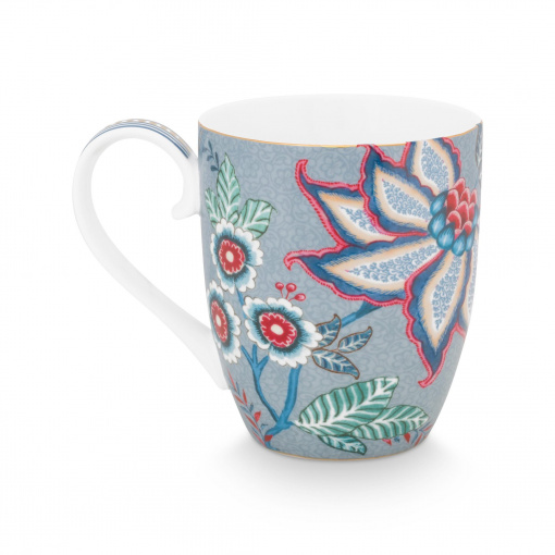 Cană porțelan, Pip Studio, XL 450ml, colecția Flower Festival
