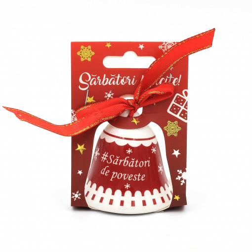 Clopoțel decorativ „#Sărbători de poveste"