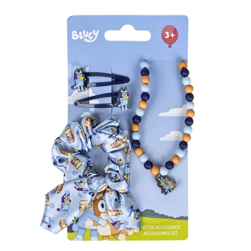 Set 4 accesorii pentru fete, Cerda, model Bluey