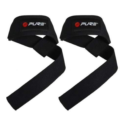 Set curele de ridicare Pure 2 Improve, Negru, 60x4 cm – Suport maxim pentru antrenamentele tale de forță
