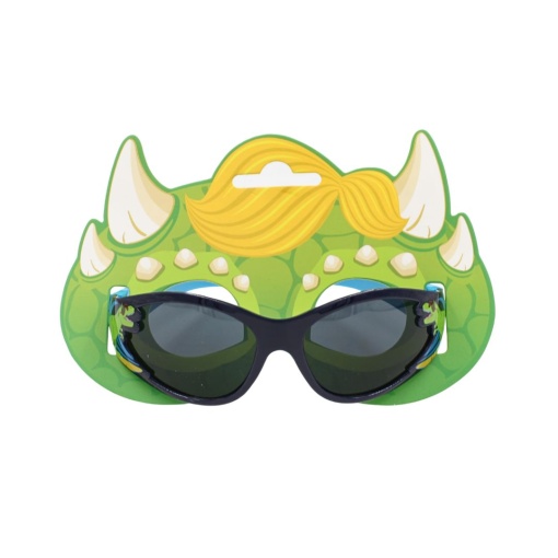 Ochelari de soare pentru copii, model dinozaur verde
