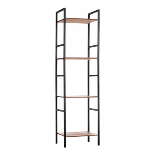 Raft multifuncțional, 4 niveluri, metal + MDF, 106,5 cm – design modern