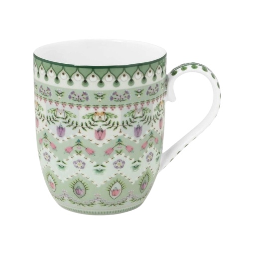 Cană din porțelan, colecția Lily & Lotus, Light Green, 145 ml, Pip Studio