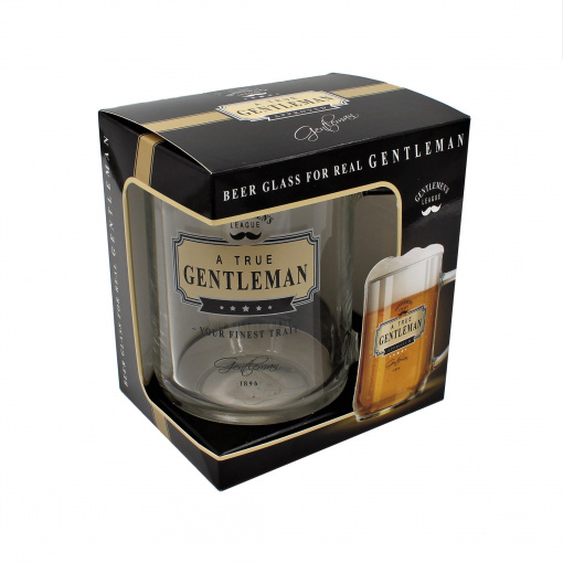 Halbă de Bere "Your finest trait", 500 ml - Ambalată în Cutie Cadou