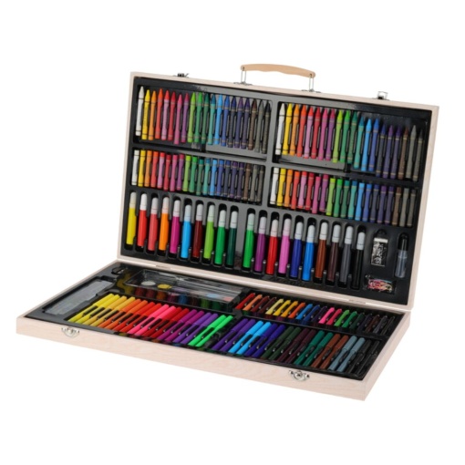 Set de Artă Profesional pentru Copii și Începători – 180 Piese | Jolly Craft Studio
