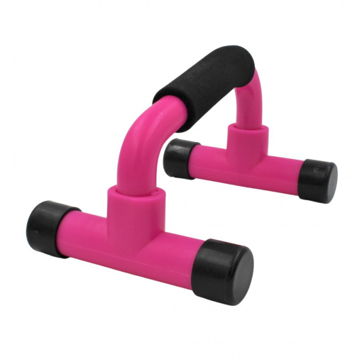 Set suport mânere push-up XQ Max, roz