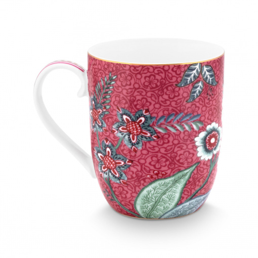 Cană porțelan, Pip Studio, 145ml, colecția Flower Festival, roz