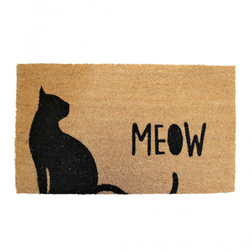 Covor intrare fibră cocos 43x73cm Meow