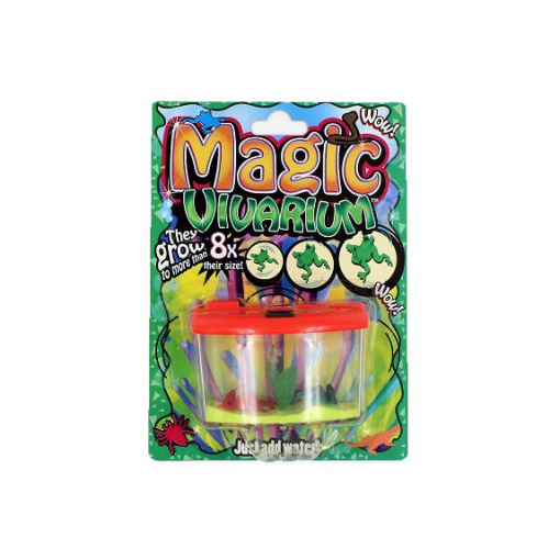 Mini acvariu rosu Magic Vivarium soparle