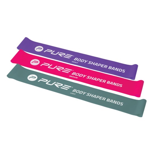 Set benzi elastice Pure 2 Improve, Body Shaper – 3 benzi de rezistență pentru femei, 100% latex