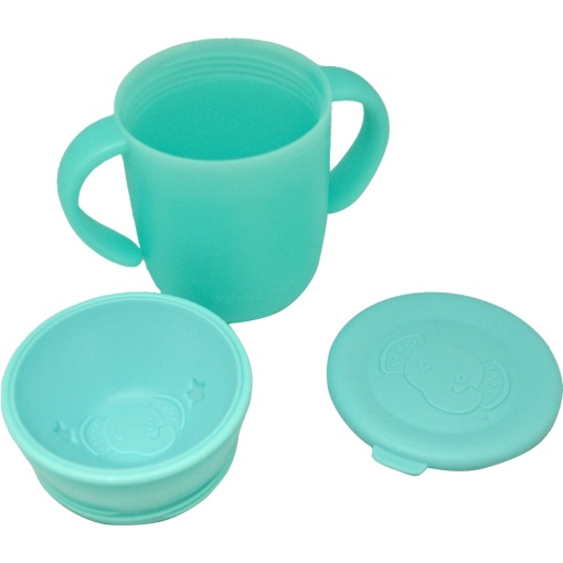 Cană silicon pentru bebeluși, 350ml, Melany Melephant, Frootimals