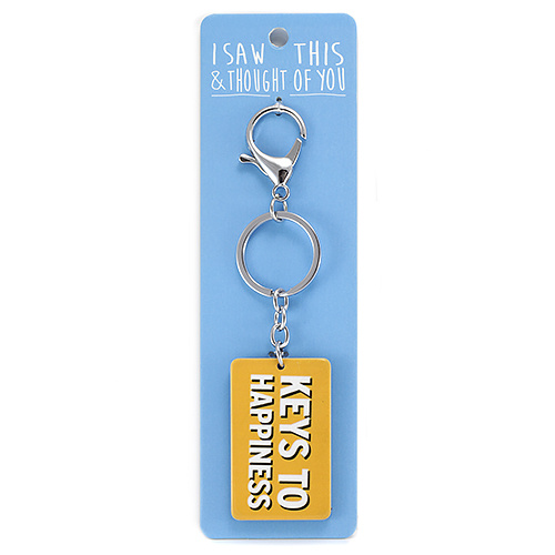 Breloc cu mesaj - Keys to Happiness