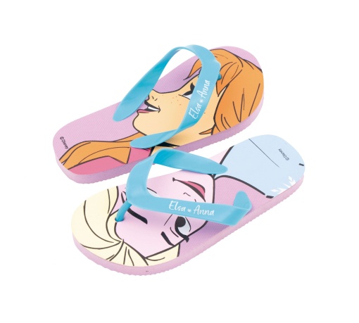 Papuci Flip-flops, pentru copii, model Frozen, culoarea albastru, Arditex