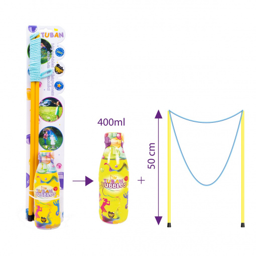 Set baloane sapun cu accesoriu Wand 50cm