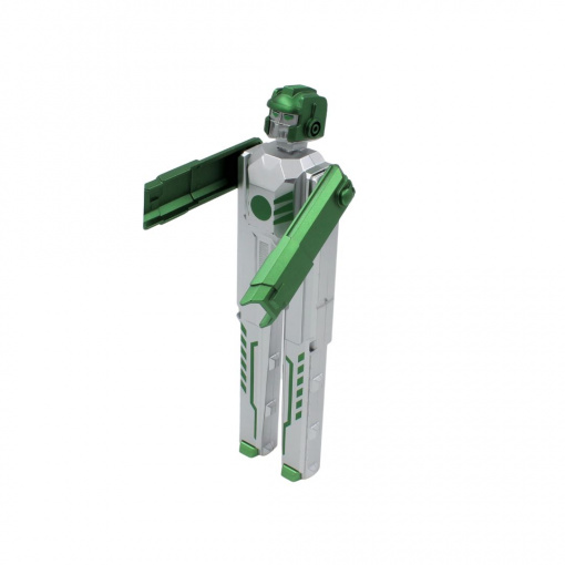Pix funny robot verde-argintiu colecția aviație