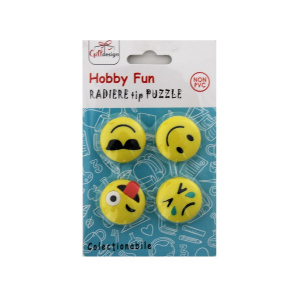 Radiere colecționabile Hobby Smiley ochelari