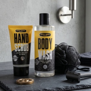 Set de baie cadou, pentru bărbați, BATH + BODY TOOLKIT în geantă termoizolantă