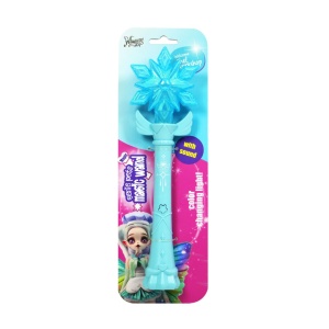 Baghetă magică albastră cu stea – jucărie interactivă cu lumini led și sunete, Genie Pets, Whimsy Workshop
