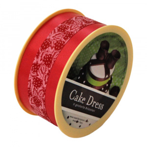 Bandă Decorativă Cake Dress, 45mm, Fruits Roz, 20 m - Img 2
