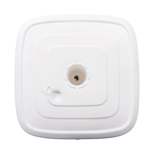 Bază parasolar patrătă, alb, 45L – suport umbrelă grădină stabil, pentru terasă și exterior