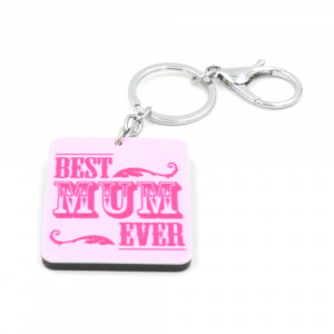 Breloc cu mesaj - Best Mum Ever - Img 2