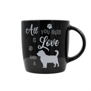 Cană ceramică All you need neagră - Img 1