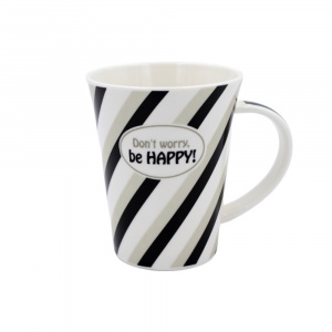 Cană din porțelan "Don't worry be HAPPY"