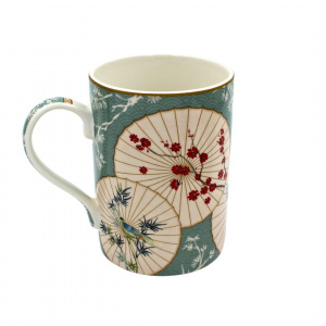 Cană porțelan Oriental Dreams cu capac și infuzor 350ml - Img 3