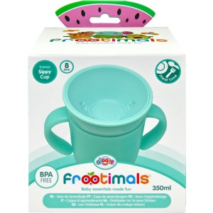 Cană silicon pentru bebeluși, 350ml, Melany Melephant, Frootimals