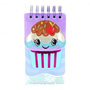 Carnețel multicolor 3D Muffin/Cupcake 120 pagini