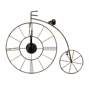Ceas bicicletă 80 cm auriu patinat