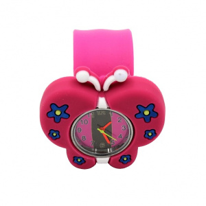 Ceas colectionabil Wacky Watch fluturaș ciclam