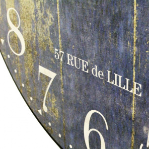 Ceas de perete Antichites de Paris albastru - Img 3