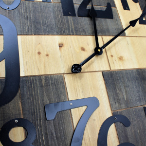 Ceas de perete MDF-metal 72 cm - Img 3