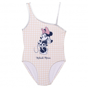 Costum baie pentru fetițe Minnie carouri
