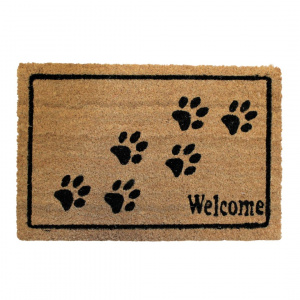 Covor intrare fibră cocos 35x59cm Welcome - Img 1