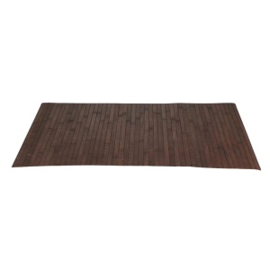 Covoraș flexibil, anitderapant, din bambus wenge, 80X50cm