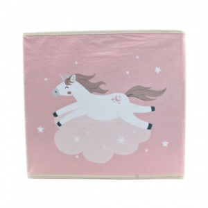 Cutie depozitare unicorn roz 30×30 cm
