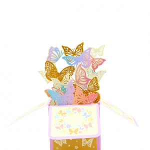 Decorațiune din hârtie Magic Pop-Ups Fluturi - Img 2