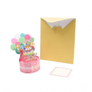 Decorațiune din hârtie Magic Pop-Ups La mulți ani - Img 3