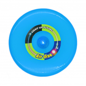 Disc zburator frisbee albastru 25cm cu led - Img 1