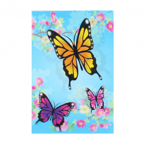 Felicitare 3D Premium Bright Butterflies - Img 2