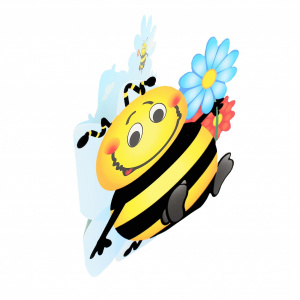 Felicitare Gold Flower Bee