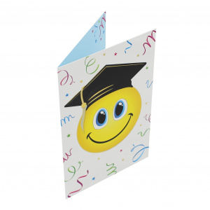 Felicitare Gold Smiling Student - Img 1
