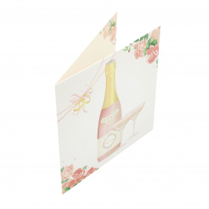 Felicitare Gold Sparkling Wedding