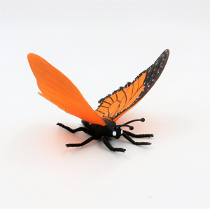 Figurină mini, Deluxebase, fluture portocaliu, 20 cm