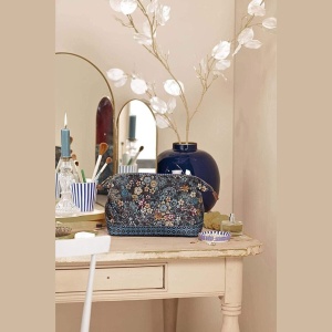 Geantă pentru cosmetice, Purse Large, Pip Studio, Blue, 26x18x12 cm, colecția Tutti i Fiori
