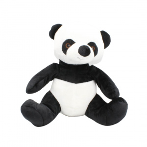 Ghiozdan grădiniță, Perletti, urs panda, pluș detașabil, 21cm - Img 4